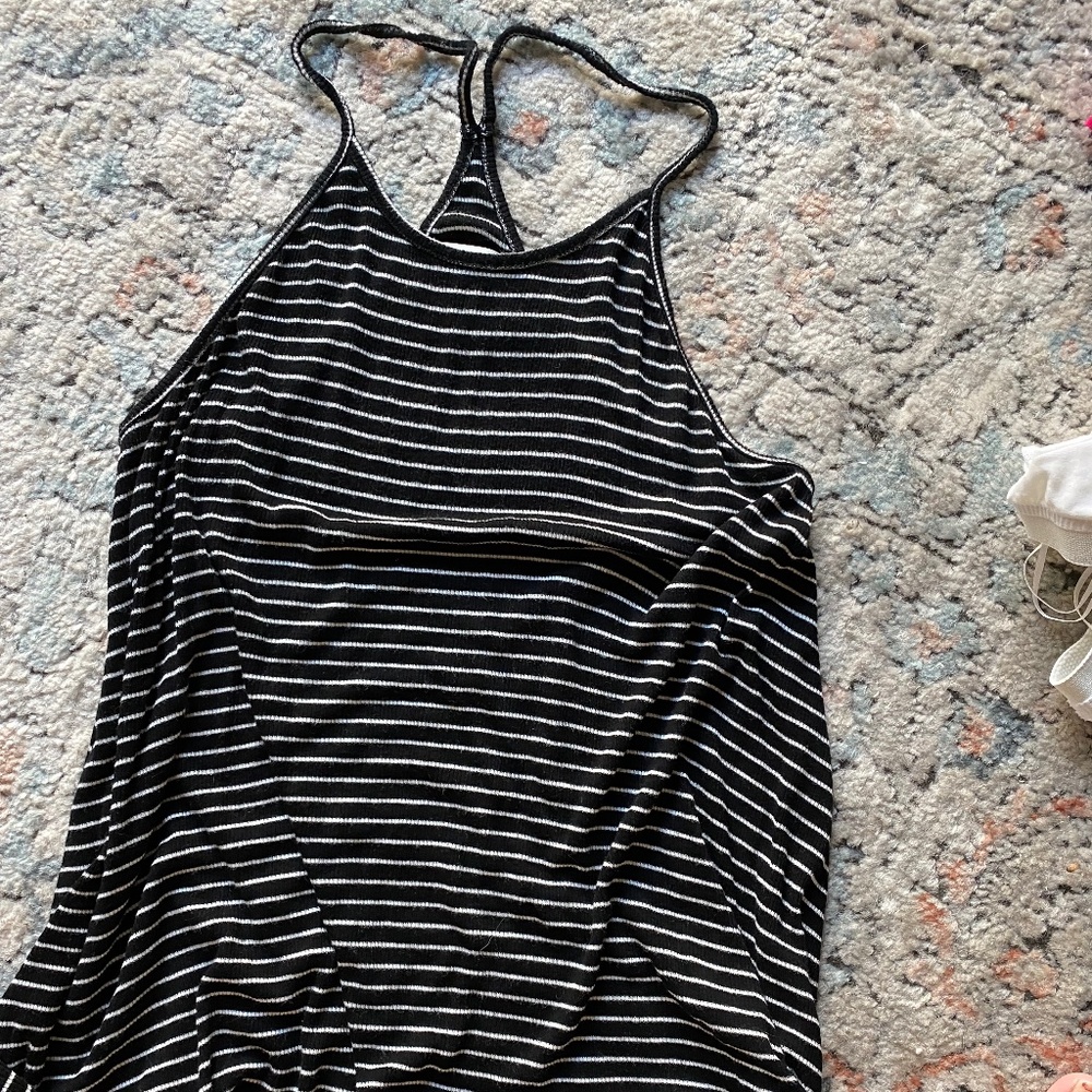 Old Navy Black Striped Shirt
